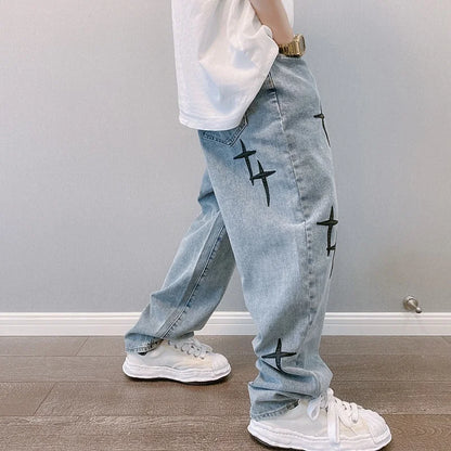 ,,Baggy" platūs džinsai vyrams