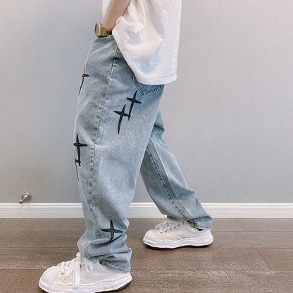 ,,Baggy" platūs džinsai vyrams
