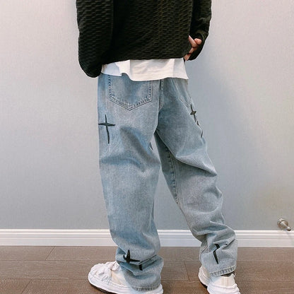 ,,Baggy" platūs džinsai vyrams